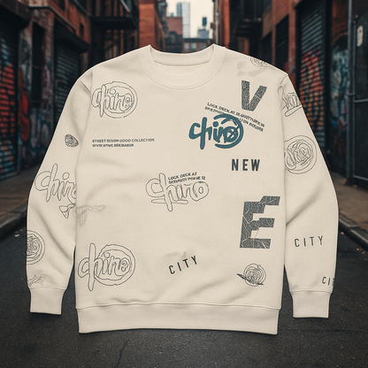 Buzo En Algodón De Rib Estampado